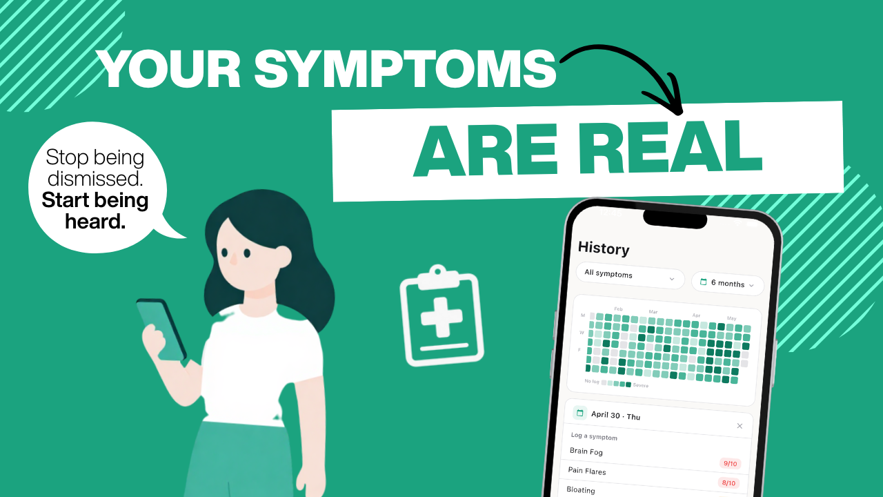 Flura iOS app — health tracking and symptom journal for chronic conditions